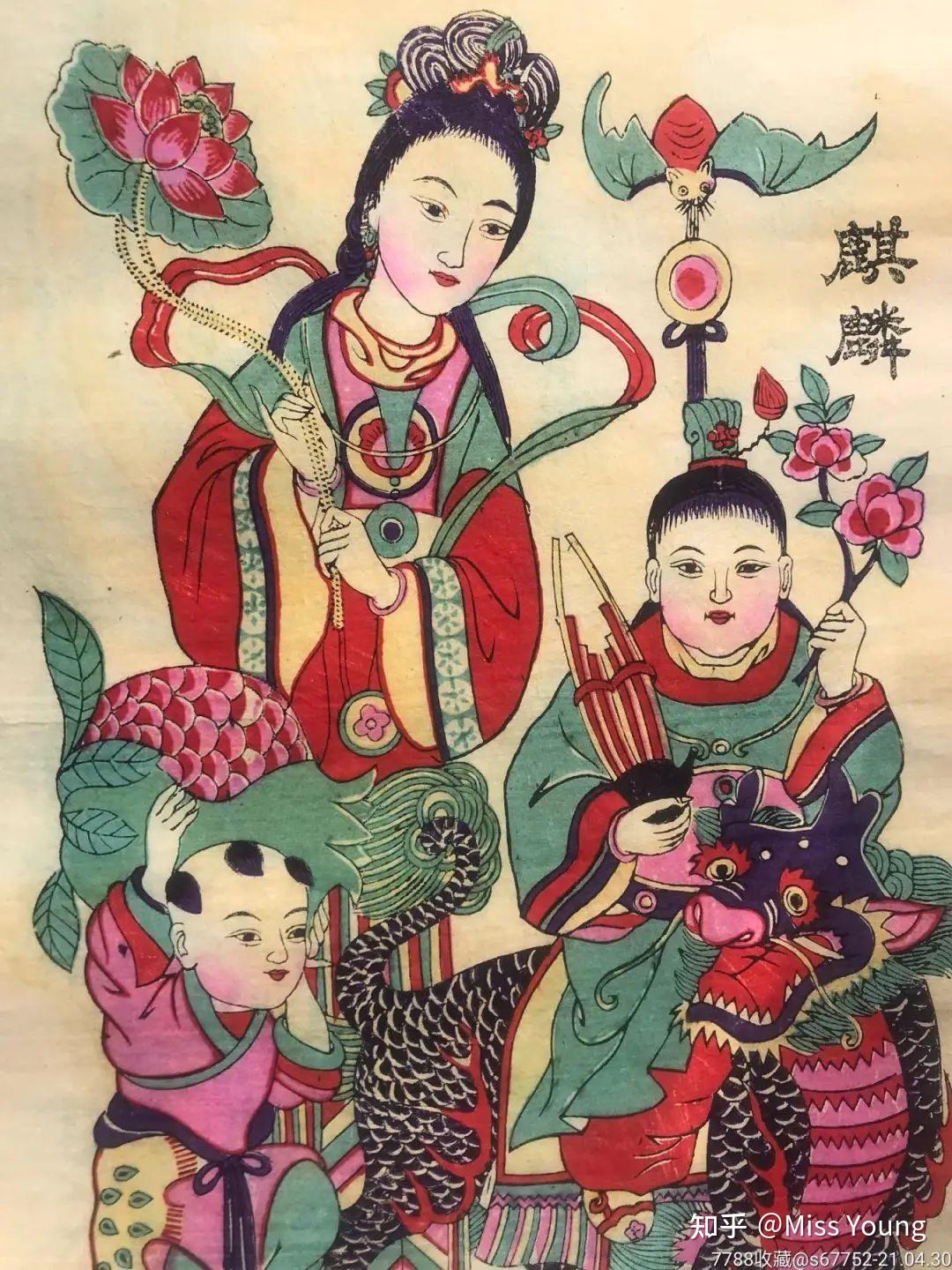 从辟邪走向喜庆,新春佳节让我们一同欣赏木版年画的诞生与发展! - 知乎