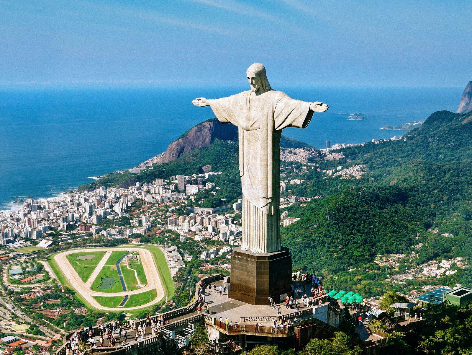 巴西里约热内卢航拍基督山-里约热内卢旅游攻略-游记-去哪儿攻略