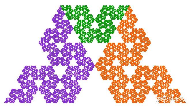 分形特例由等腰梯形构造的一类三线段生成元分形