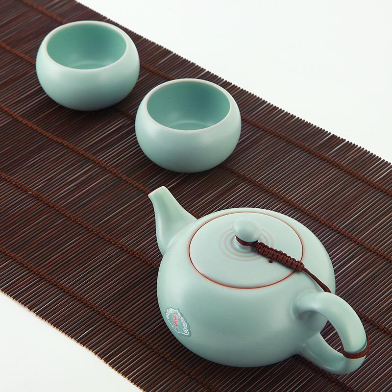 汝窑融以福缘一壶两杯有乾坤