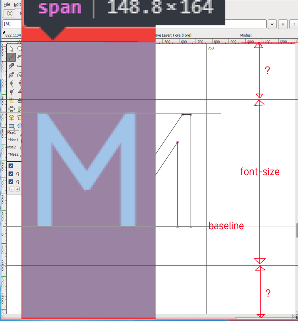 fontforge baseline fontforge baseline