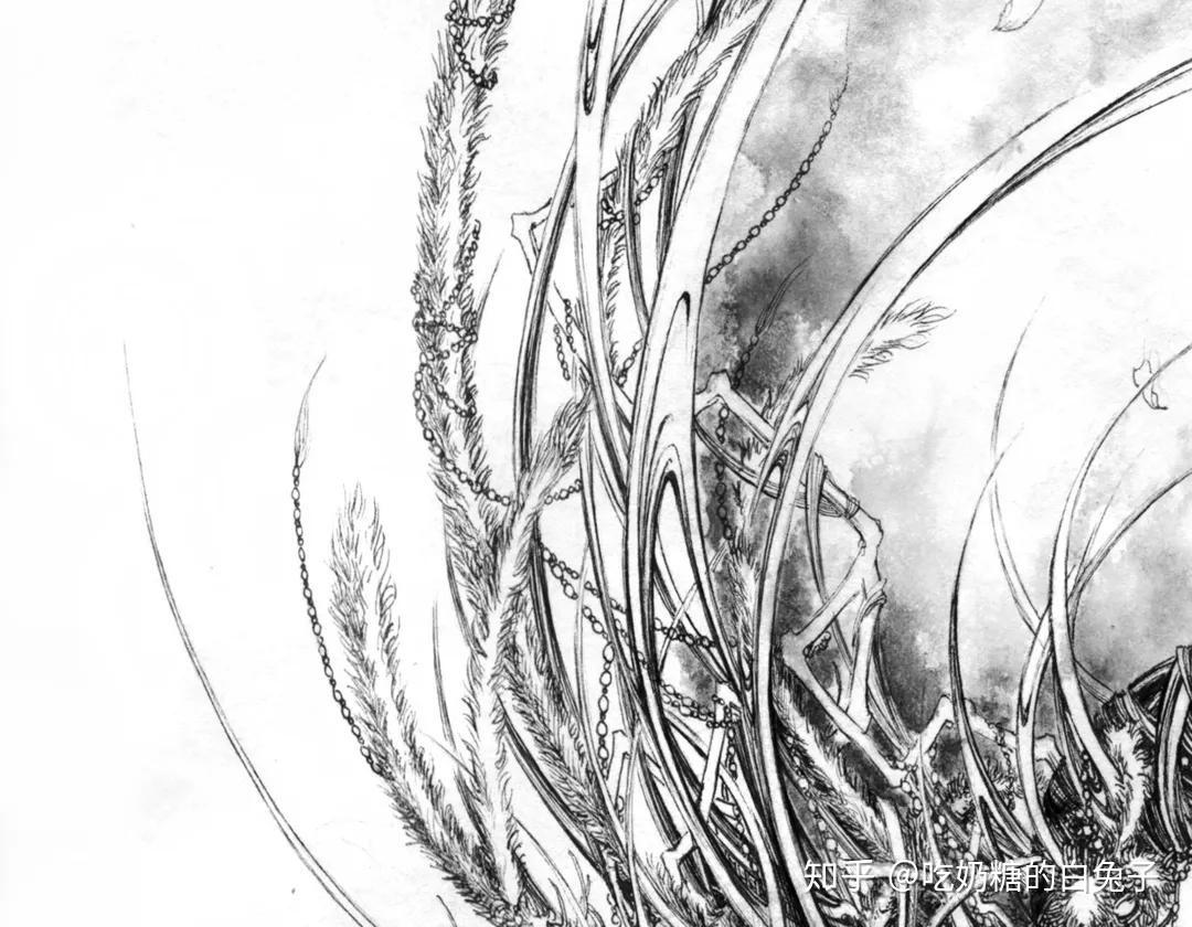 黑白水墨画——百鬼画师杉泽