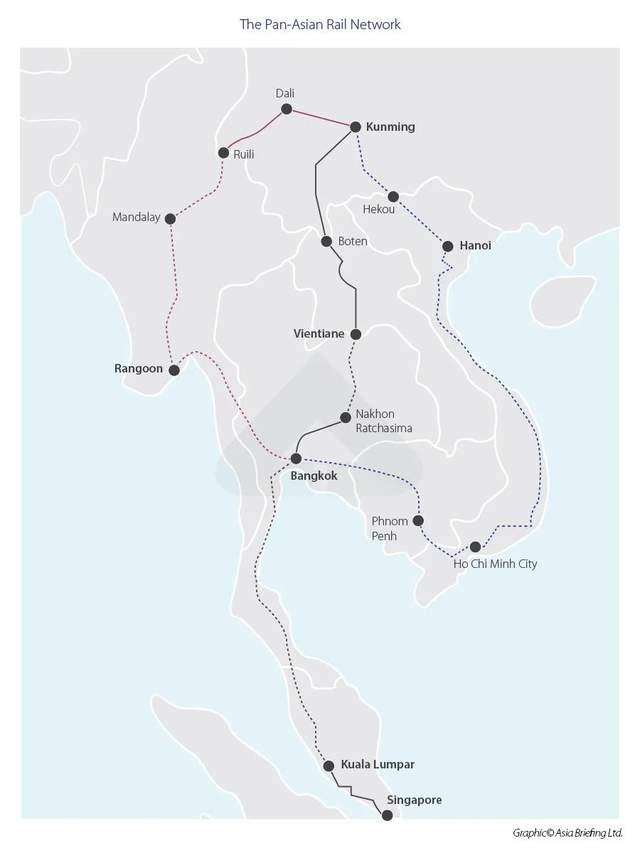 东南亚泛亚铁路图片