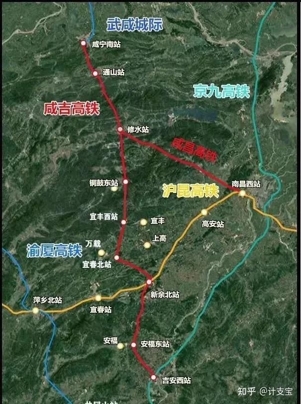 项目概况:咸宁至宜春至吉安铁路(简称咸修吉铁路)规划于江西省与湖北
