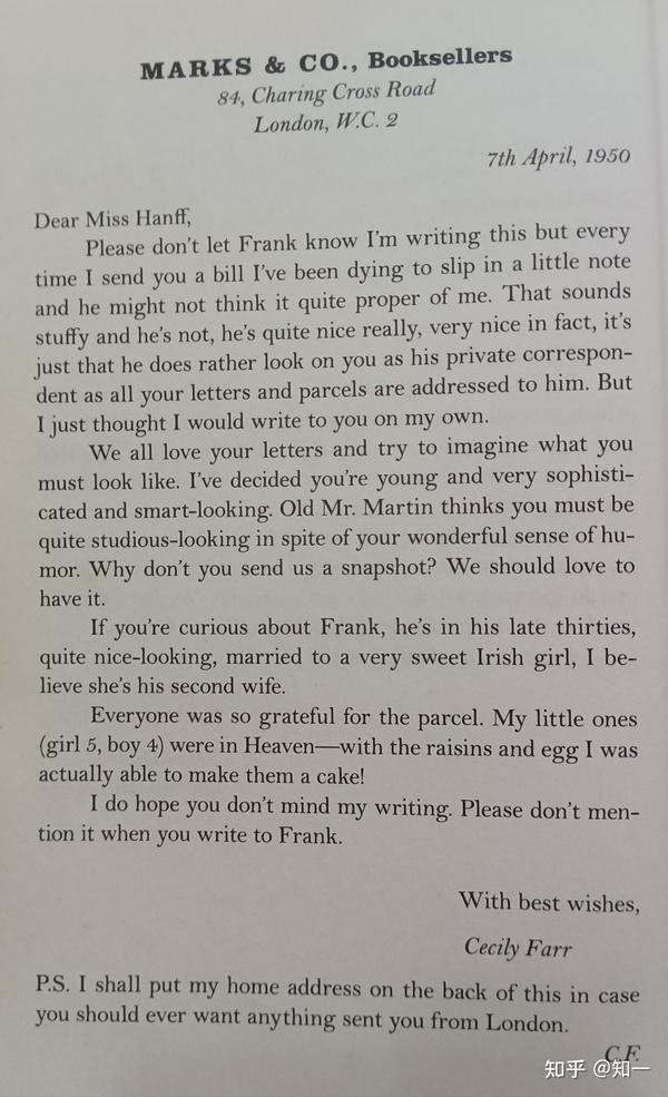 84, Charing Cross Road 12 知乎