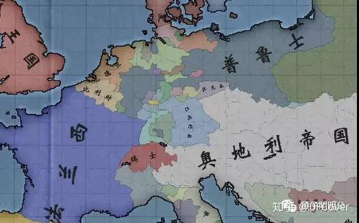 因此东侧与俄国接壤,西侧与法国有核心领土的冲突(阿尔萨斯洛林)的