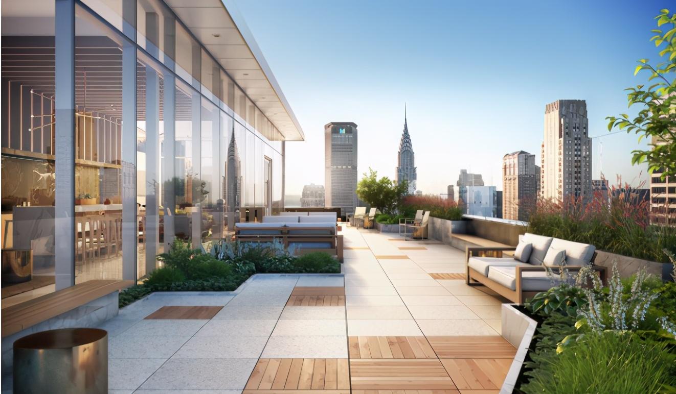 花园露台鉴赏正儿八经的空中花园有钱真好