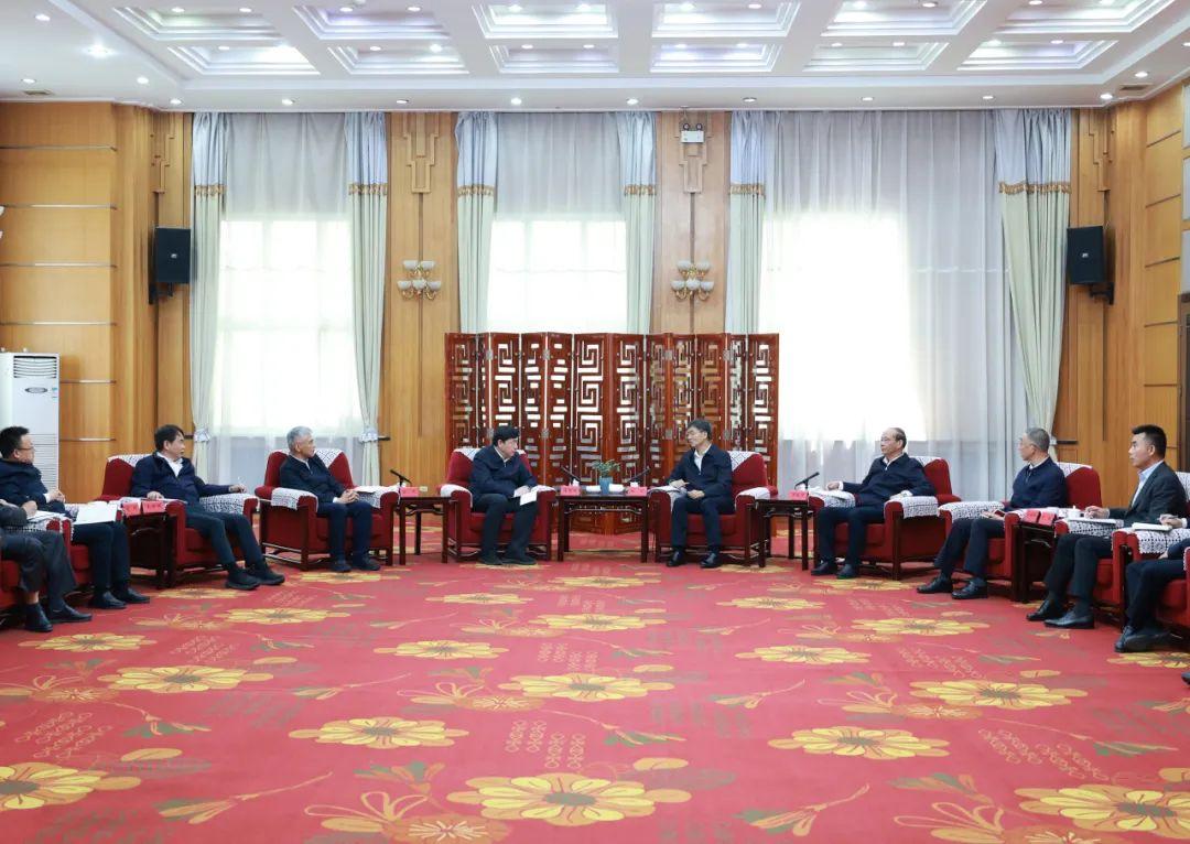 陈刚欢迎张智刚一行到访青海,代表省委,省政府感谢国家电网公司长期