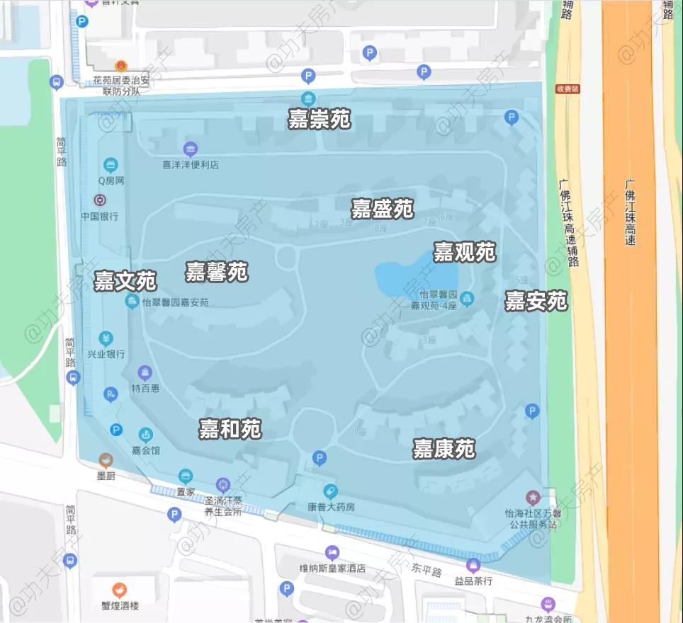 怡翠馨园组团分布该盘初入二手市场之时,均价比怡翠花园低,如窖已