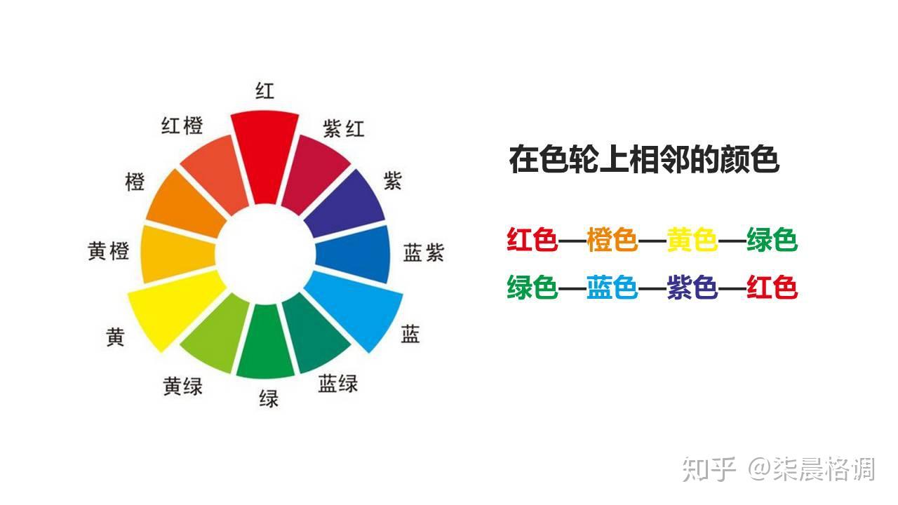 邻近色强对比图片