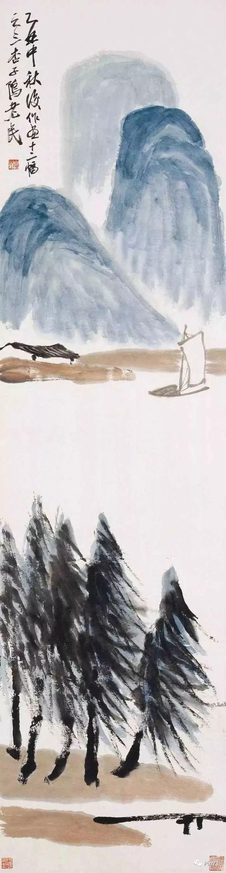 高清赏析]齐白石《山水十二屏》为什么能成为全球最贵的中国艺术