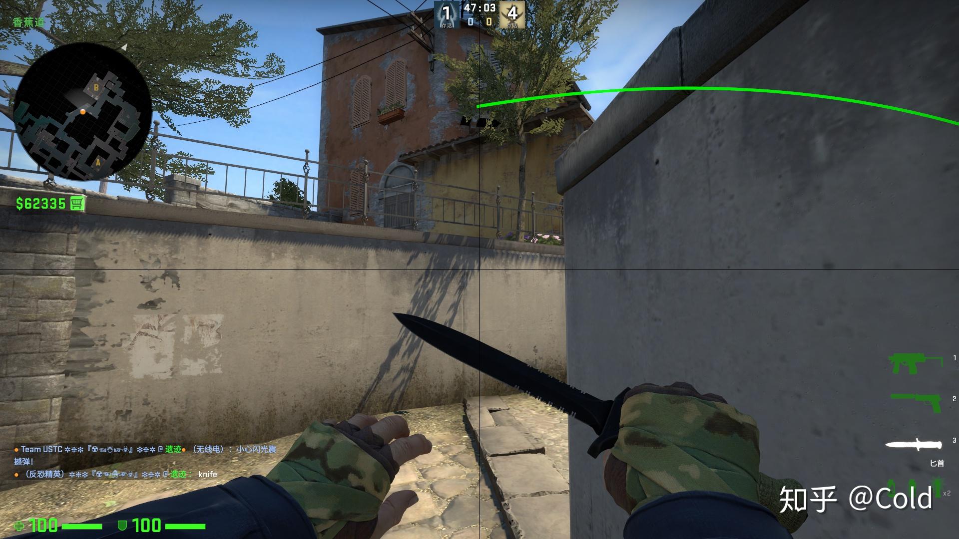 csgo地图inferno全分析2喋血香蕉道上