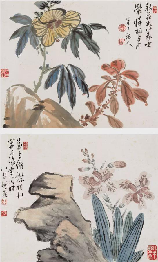 陈半丁花卉小品，干净，雅致！ - 知乎