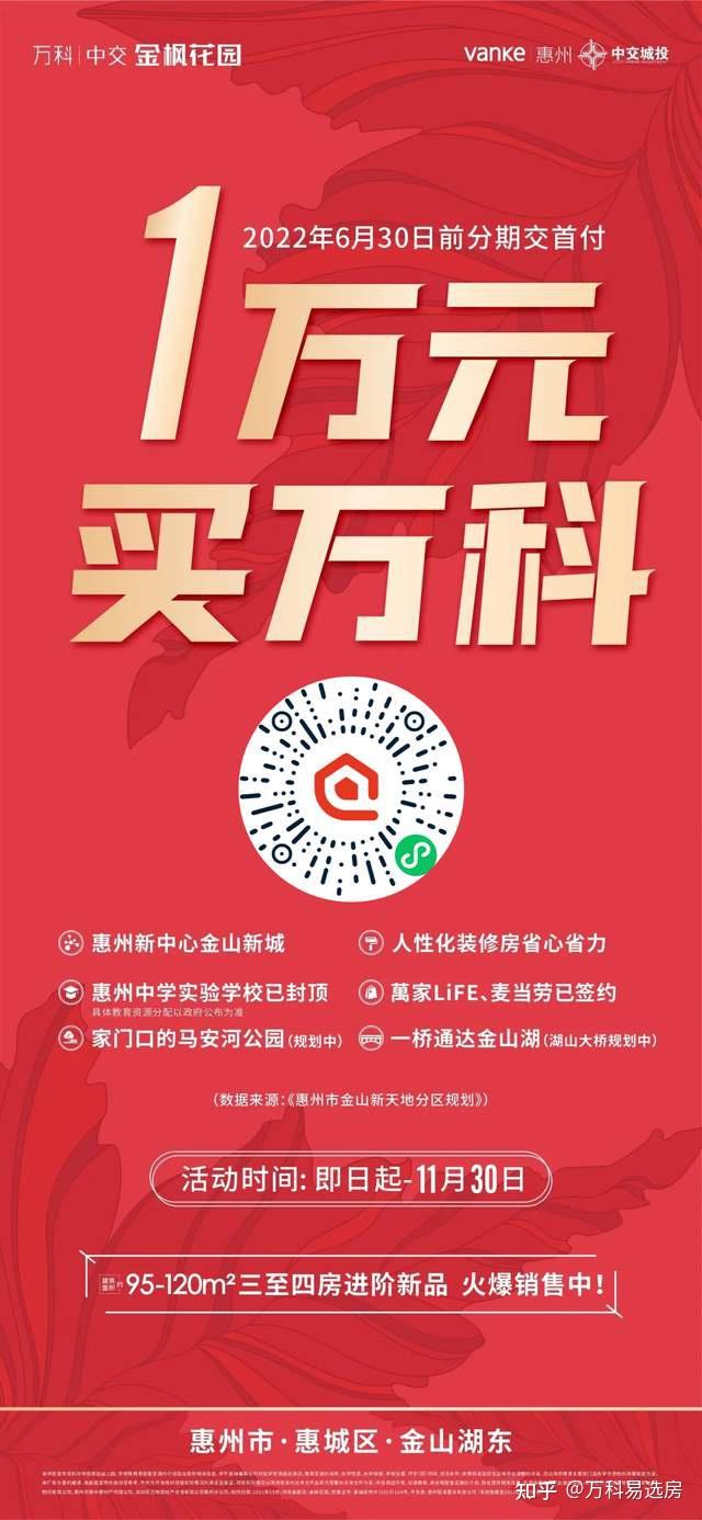 给力1万元拿下金山湖东万科邻校装修房