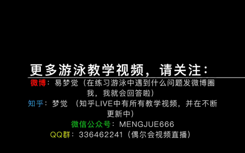 夢覺: 這會是一個小系列,主要講的是自由泳兩次劃手兩次腿該如何練習.