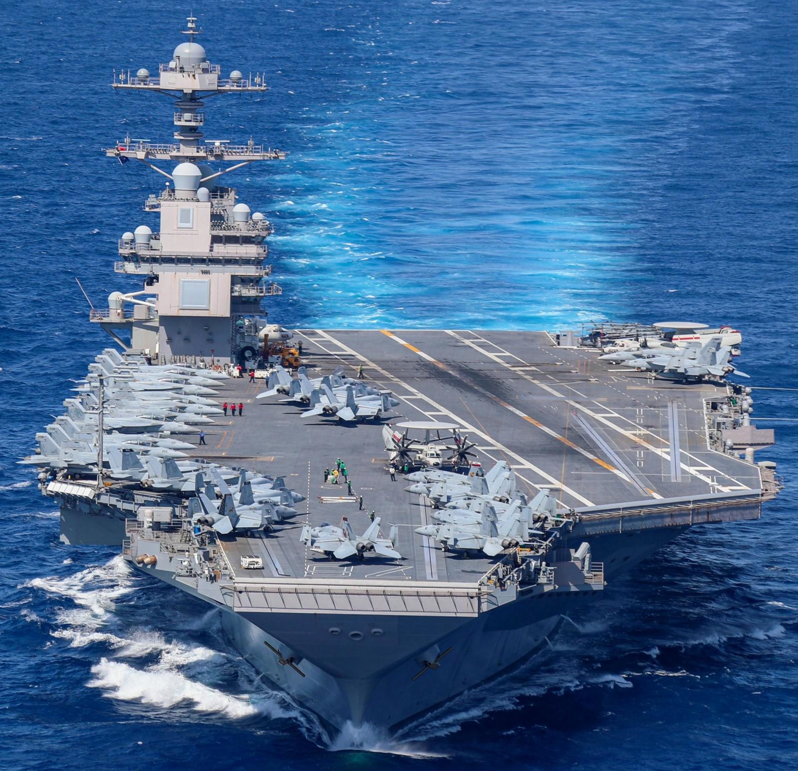 美海军航空母舰cvn 78杰拉尔德·福特号 (uss gerald r. ford)图集