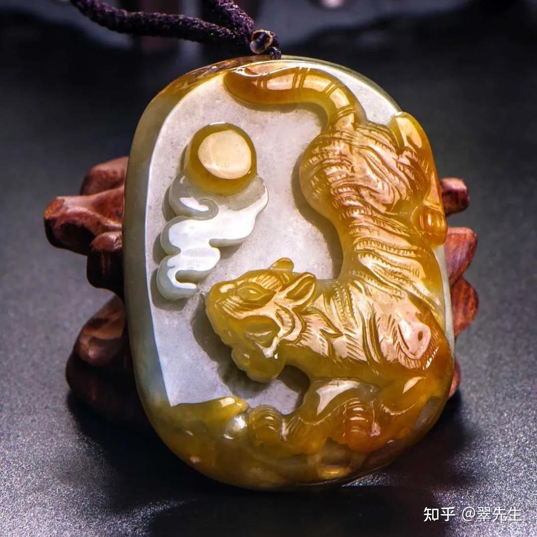 作为百兽之王的老虎，在翡翠中有哪些美好的寓意？｜翡翠品鉴 - 知乎