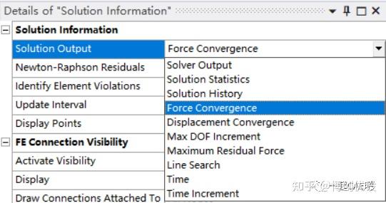ANSYS Workbench非线性分析收敛曲线解读的图1