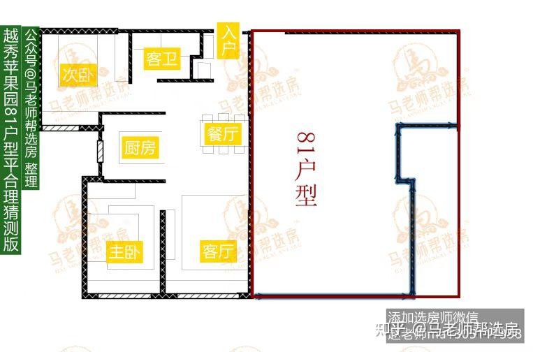 越秀苹果园,爆料全套户型图!(第一篇) - 知乎