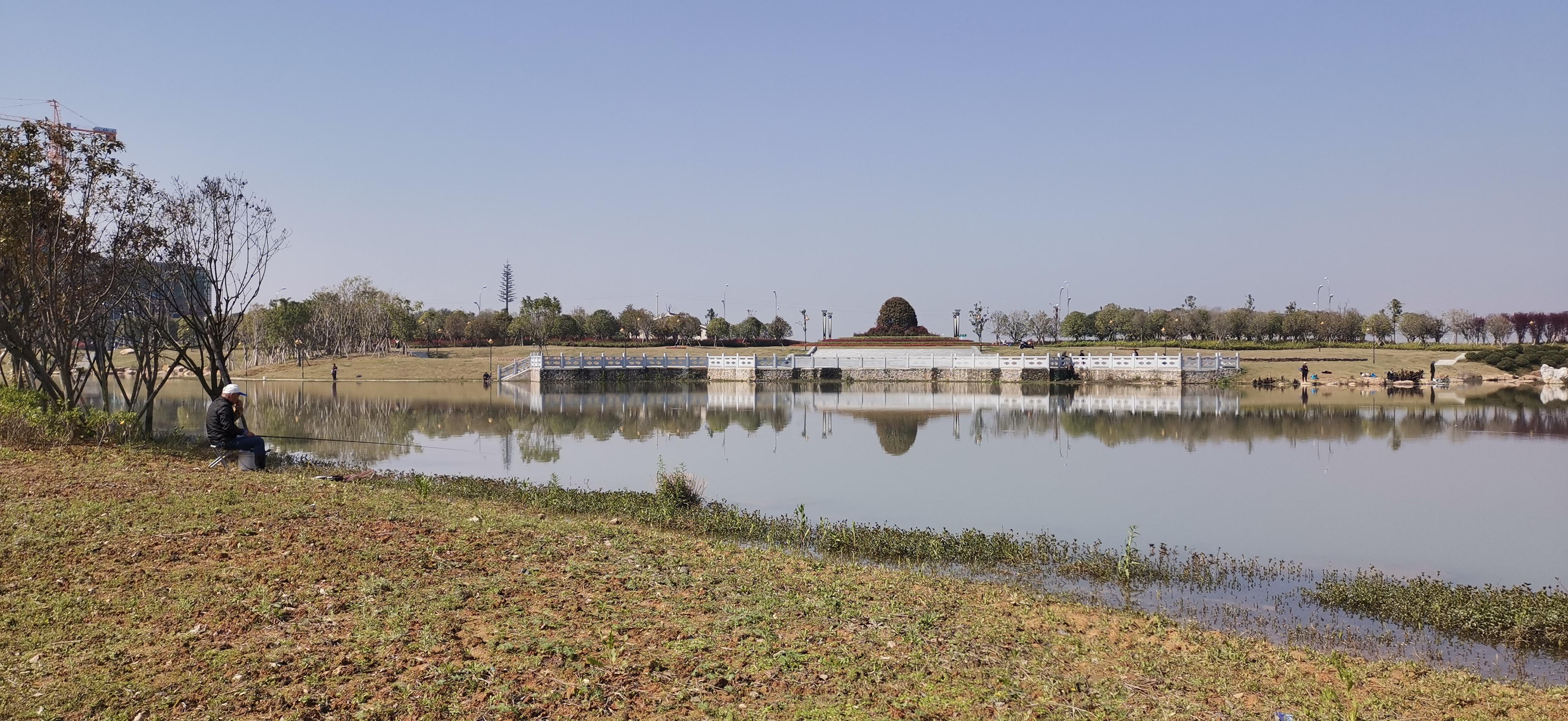 吉安视觉鹿鸣湖公园风光美如画