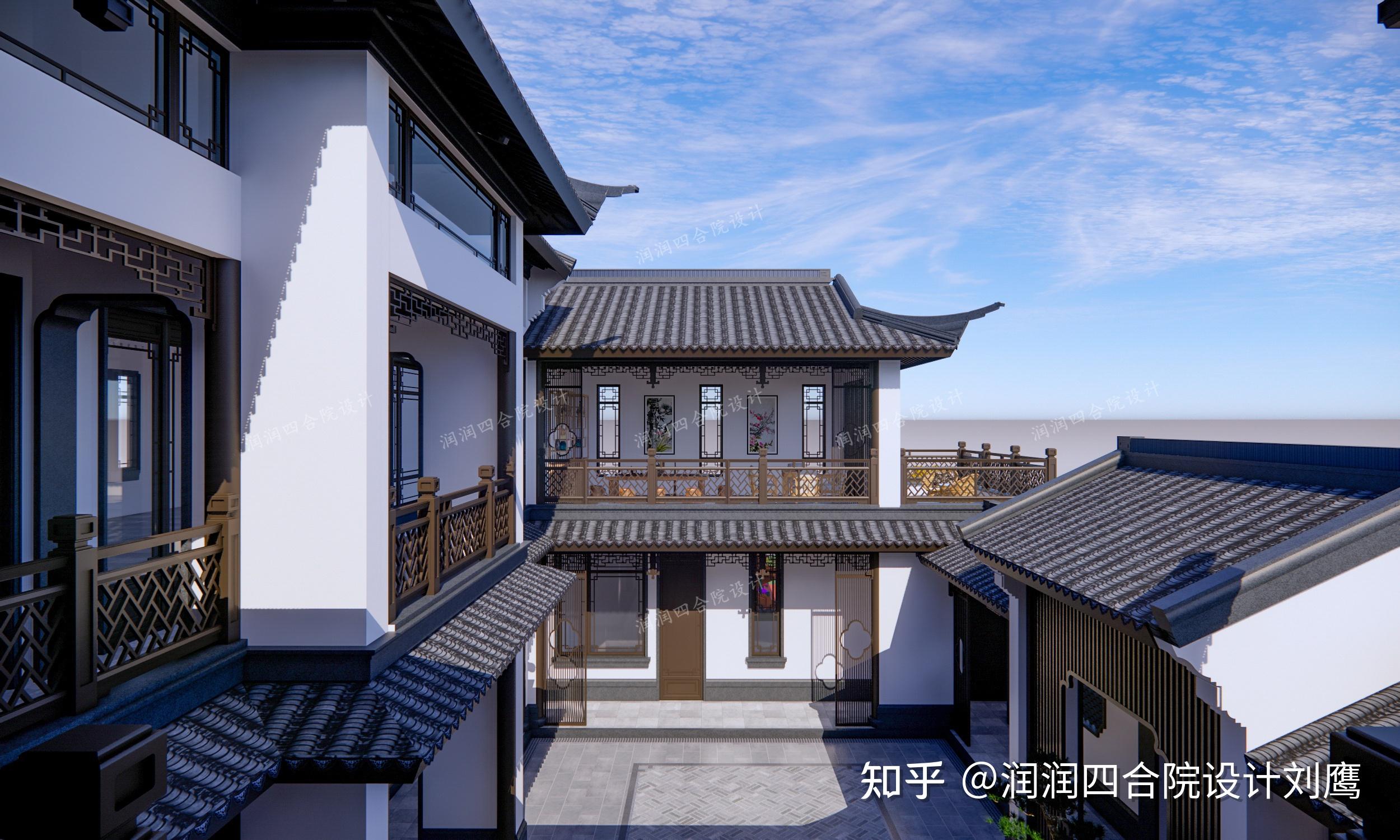 润润四合院设计刘鹰:四川两层苏式四合院祖宅25×18.5,游花园,享田园生活 - 知乎