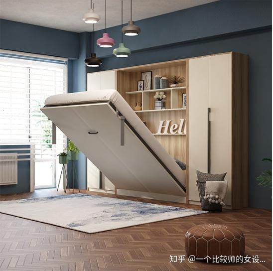 简约折叠单人床板式床现代多功能壁床隐形床墨菲床翻板床 - 知乎