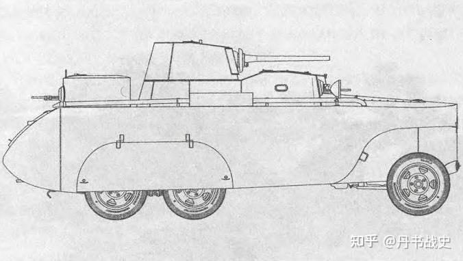 苏联bad2装甲车苏军第一款两栖装甲车