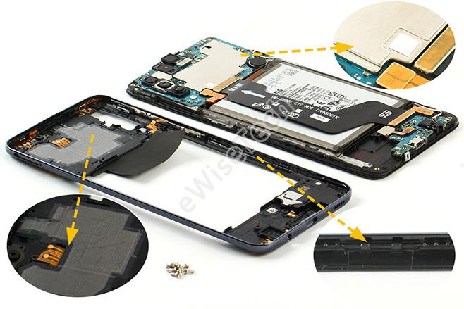 ewisetech拆解三星a70内部也真的毫无亮点吗