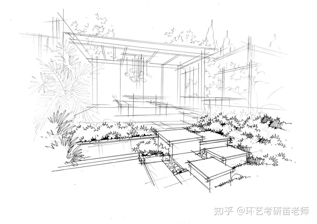 手绘干货 | 12套景观手绘步骤图详解,太过瘾了(含参考图)