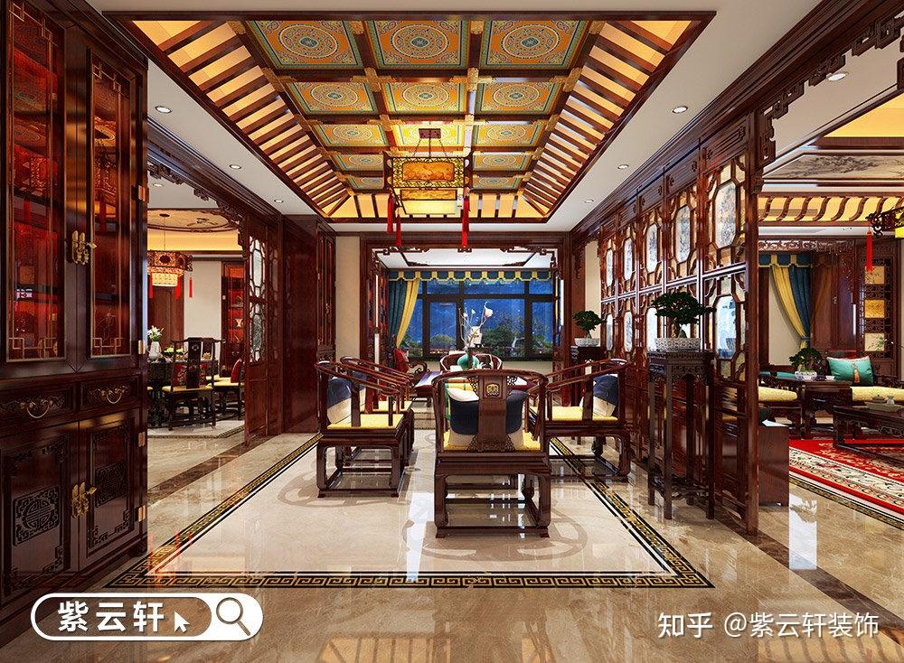 哈尔滨别墅中式装修住进去就不想出门了 - 知乎