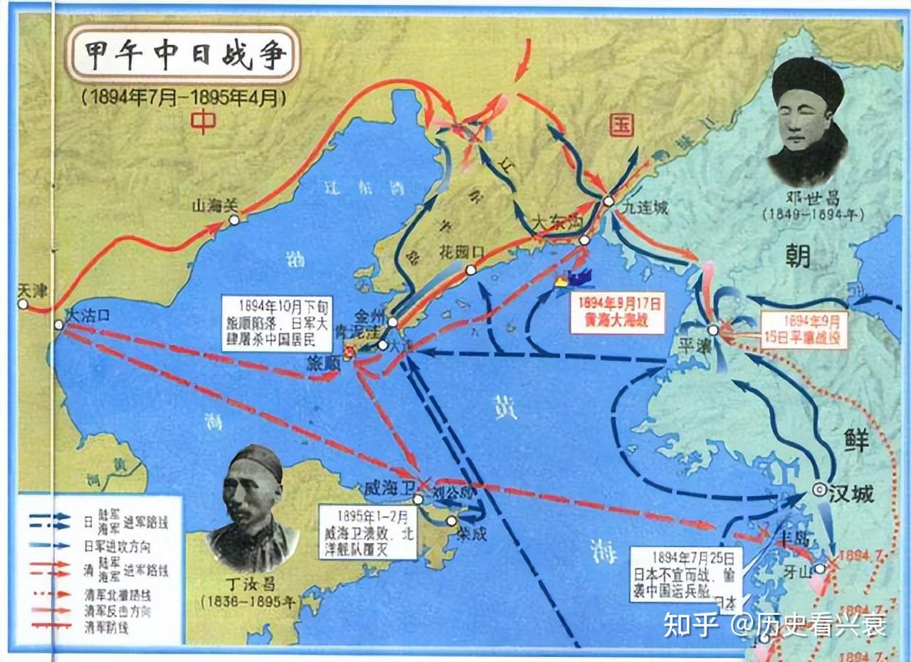 直隶提督叶志超奉命率领一支2000将士的队伍,由海路入朝,并在朝鲜牙