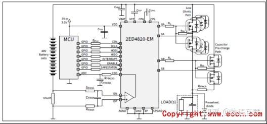 Infineon 2ED4820-EM 48V智能高边MOSFET栅极驱动器方案 - 知乎
