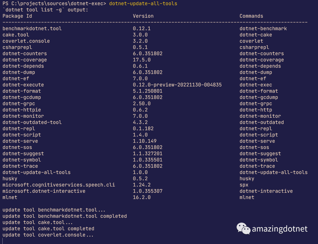 实现一个更新所有 Dotnet Tool 的 Dotnet Tool - 知乎