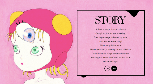 "古典"和"华丽"这些词来定义他的时候,天野喜孝波普风格的插画candy