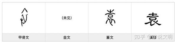 袁——每日一字·衣部字 - 知乎