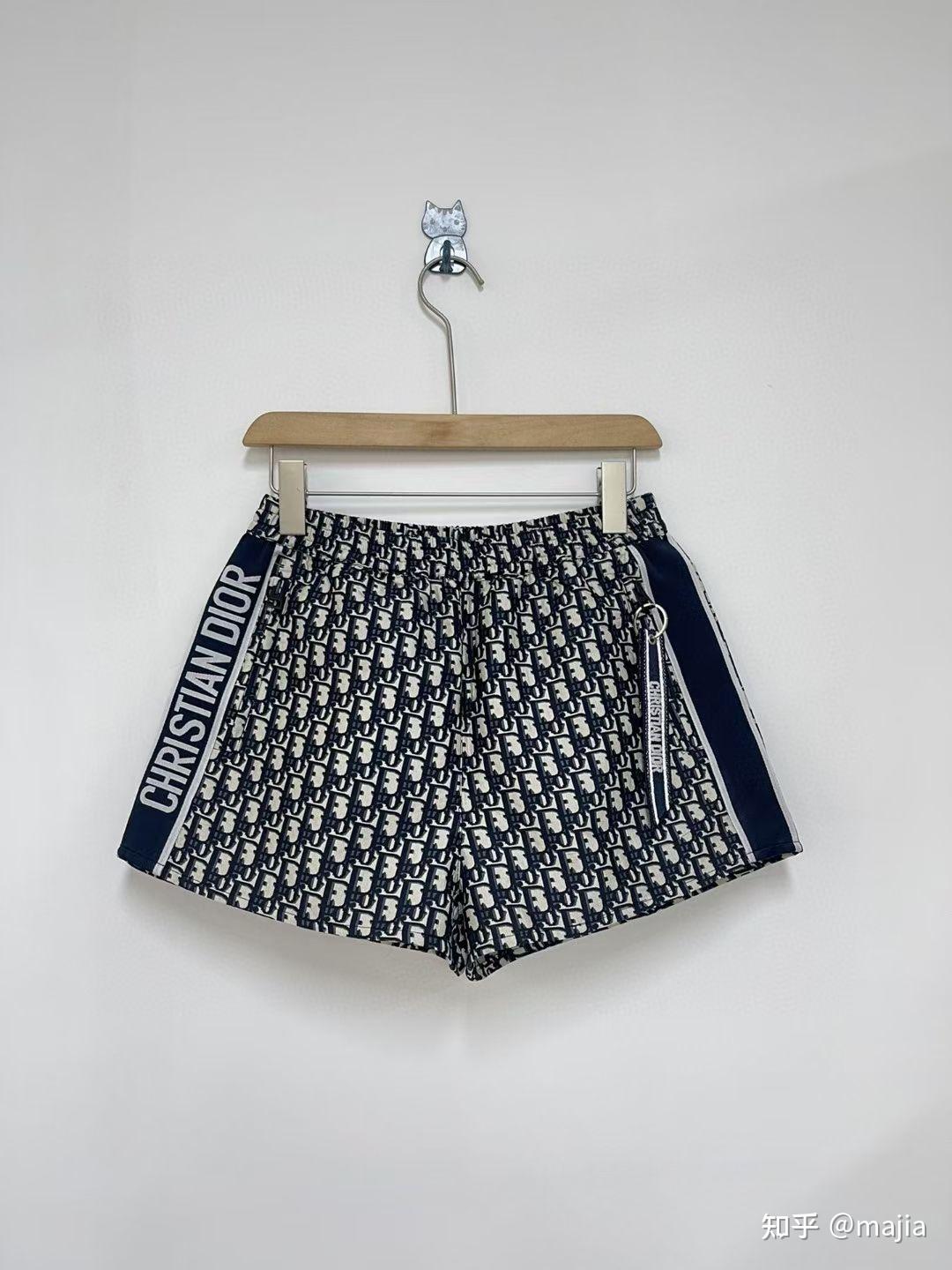 迪奥老花短裤女款