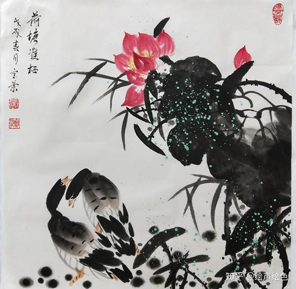 画家张宝荣大气磅礴浑然一体