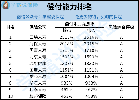 人壽保險排名公司第幾_人壽保險公司排名_人壽保險排名公司前十