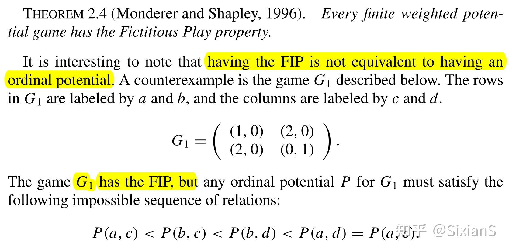 Potential Function/Potential Games/势博弈/势函数-学习笔记 - 知乎