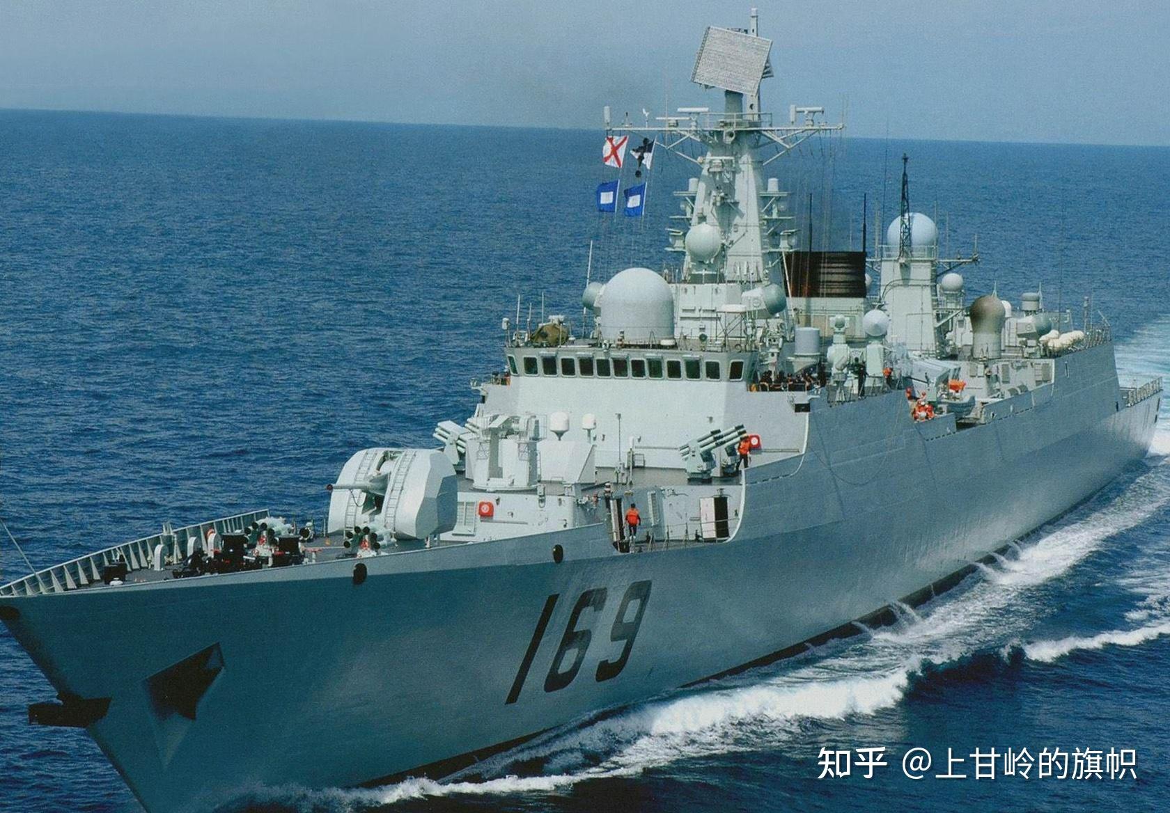 今日武器装备分享中国052b型驱逐舰