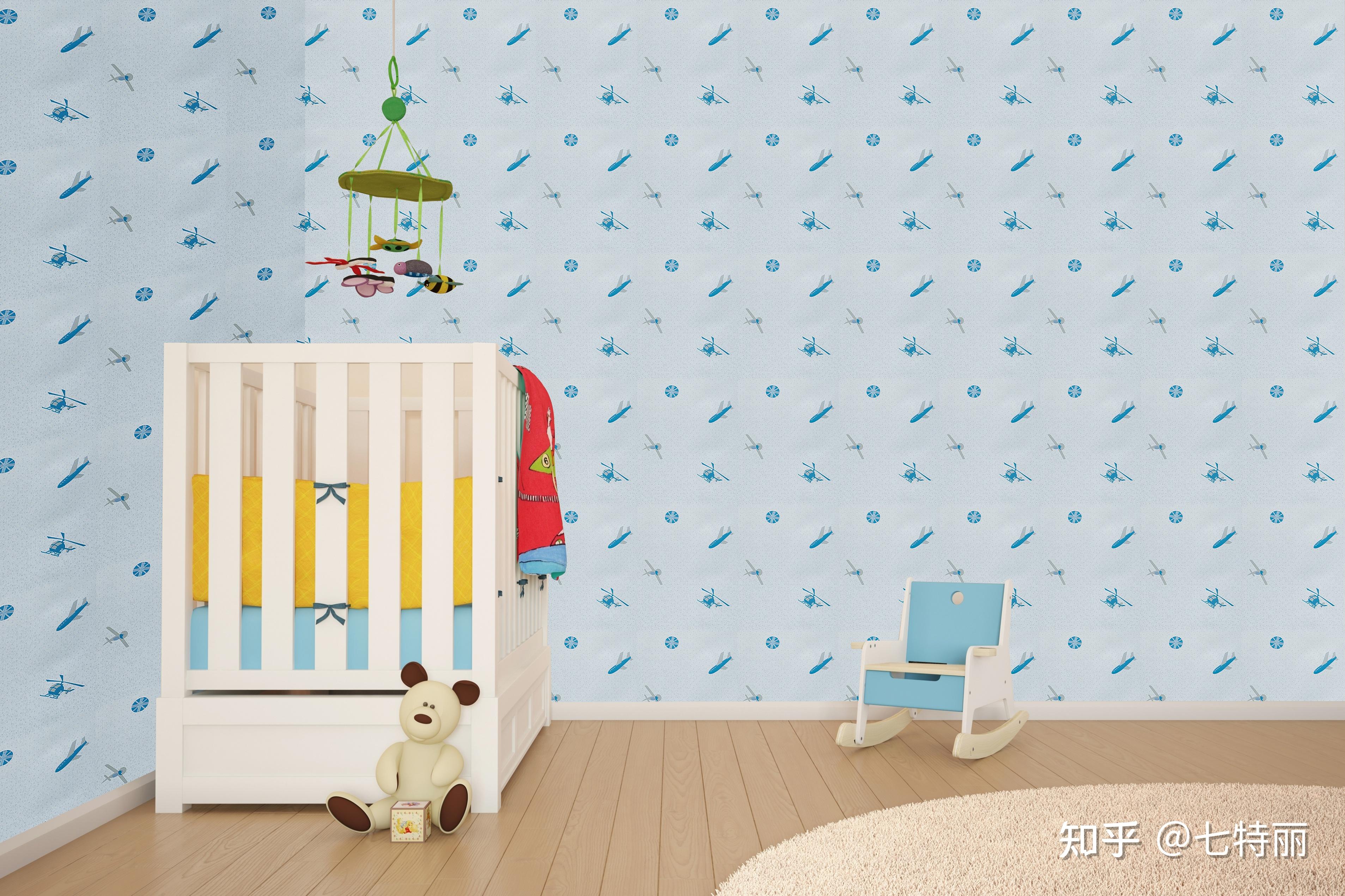 墙布装修风格,例如:8-13岁的孩子,那么儿童房的风格应该是童真童趣