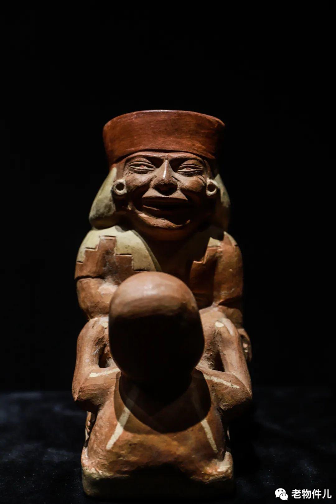 800年拉鲁克博物馆藏陶器上大量表现武士形象是莫切文化的一个特色