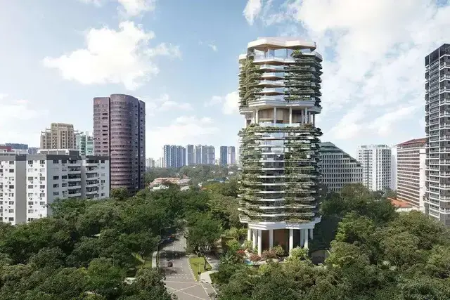绿色生态建筑——2021年新加坡最新顶豪park nova,一座私人永久性住宅