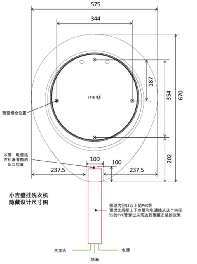 壁挂洗衣机管线如何完美隐藏全攻略