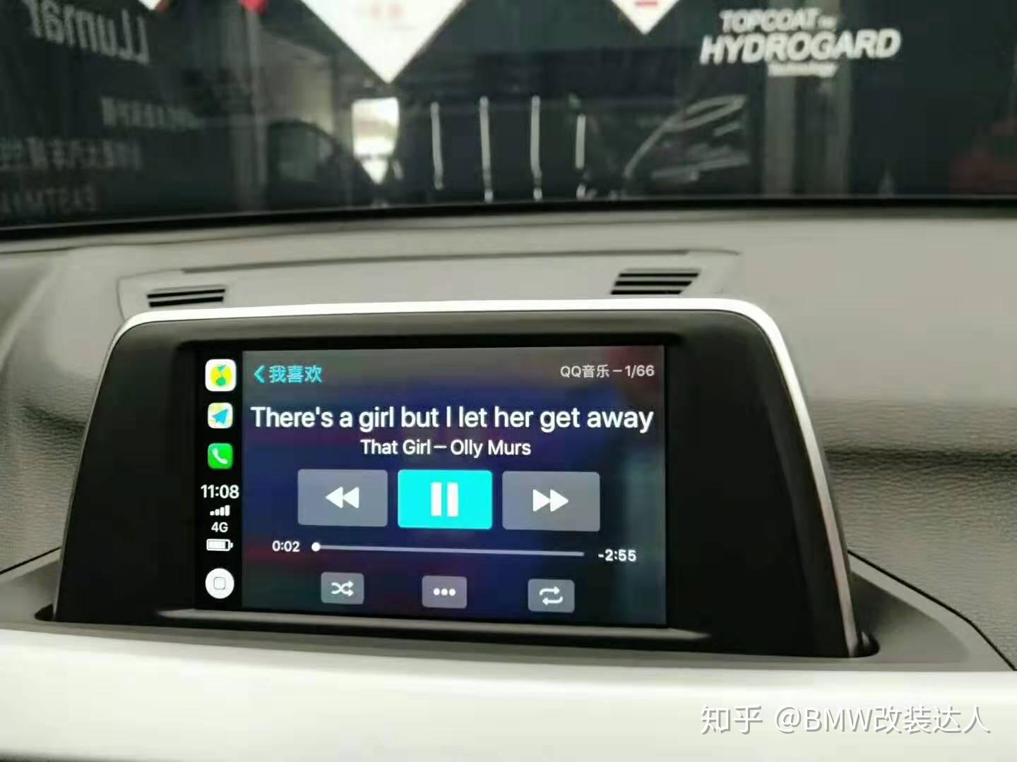 宝马x1刷carplay小主机无损开通carplay