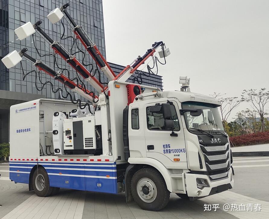 隧道移动检测车20kw柴油发电机提供电能