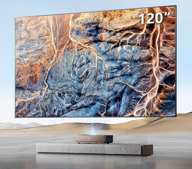 120吋柔性巨幕全色激光电视全球首发长虹重塑大不一样新视界