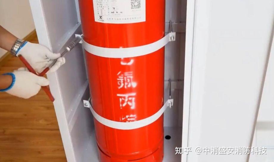 无管网柜式七氟丙烷气体灭火装置的安装图