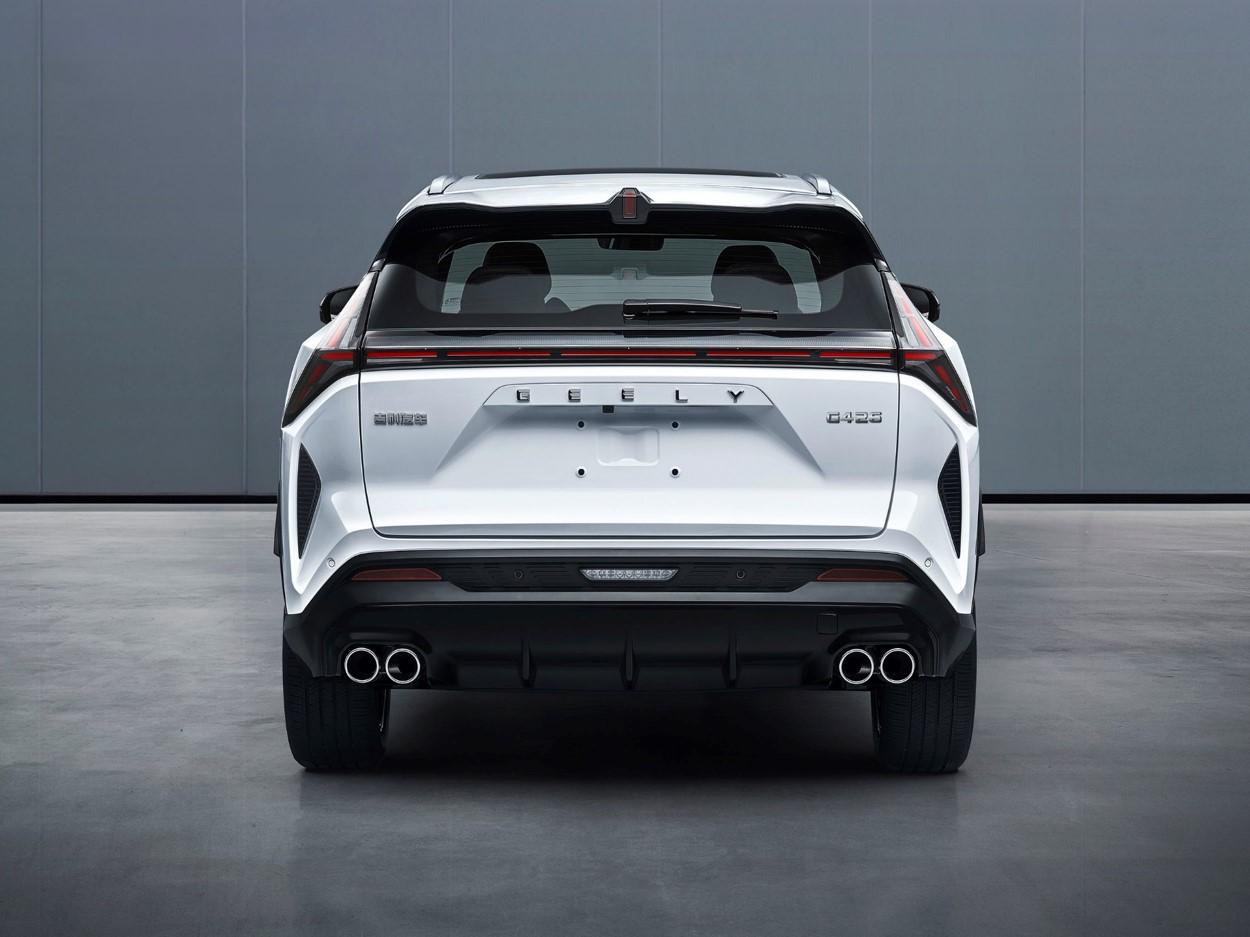 中置双出双边四出可选吉利全新suv申报图发布