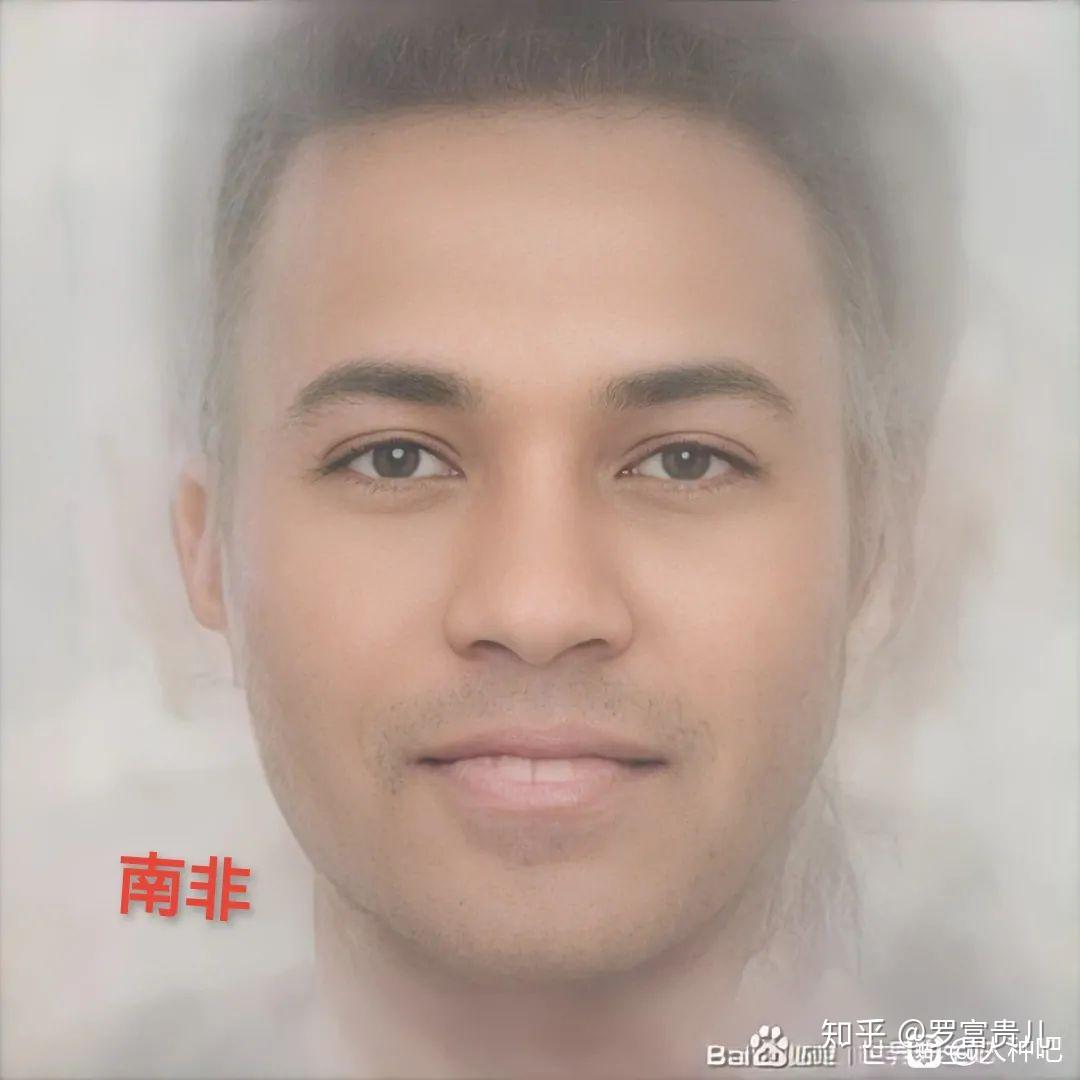 各国普通帅哥平均脸